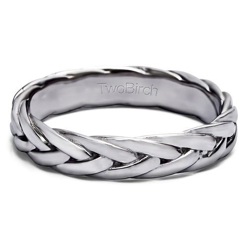 Braided Men's Wedding Ring