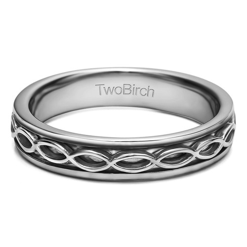 Celtic Infinity Men's Wedding Band
