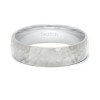 5.5 Millimeter Wide Hammered Finish Plain Men's Wedding Ring