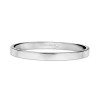 High Polished 2 Millimeter Wide Plain Men's Wedding Band