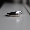 0.3 Ct. Burnished Solitaire Men's Wedding Band