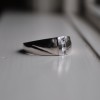 0.33 Ct. Princess Three Stone Channel Set Men's Ring