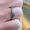 Embellished Celtic Infinity Braided Wedding Band