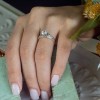 1 Carat Round Graduated Channel Engagement Ring