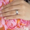 0.25 Ct. Shared Prong Set Six Stone Ring Wrap