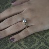 0.12 Ct. Sapphire Bypass Shared Prong Six Stone Ring Wrap