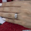 0.25 Ct. Round Cluster Contour Channel Set Anniversary Ring Wrap
