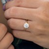 1 Carat Round Six Prong Traditional Style Solitaire Engagement Ring