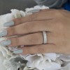 0.48 Carat Multi Row Common Prong Wedding Ring