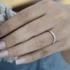 0.2 Carat Common Prong Set Wedding Ring