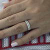 1 Carat Double Row Double Shared Prong Wedding Ring