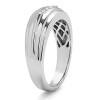 0.24 Ct. Three Stone Channel Set Men's Ring