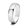 5.5 Millimeter Wide High Polished Plain Men's Wedding Ring