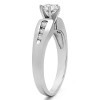 1 Carat Round Graduated Channel Engagement Ring