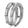 0.51 Ct. Round X Design Channel Set Ring Guard