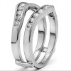 0.48 Ct. Round Graduated Contour Ring Guard