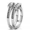 .50 Ct. Square Halo Ring Guard