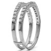1.01 Ct. Double Shared Prong Curved Ring Guard