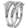 0.79 Ct. Round Ying Yang Anniversary Ring Guard