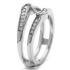 0.22 Ct. Channel Set Knott Designed Ring Guard Enhancer