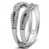 0.57 Ct. Double Infinity Wedding Ring Guard Enhancer