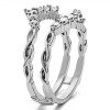 0.45 Ct. Infinity Chevron Ring Guard Enhancer