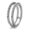 0.36 Ct. Double Shared Prong Straight Ring Guard