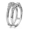 0.71 Ct. Vintage Ring Guard with Filigree Designs
