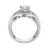 1 Carat Round Fancy Infinity Engagement Ring