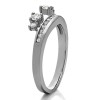 0.34 Ct. Four Stone Solitaire Anniversary Ring Wrap Enhancer
