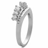 0.49 Ct. Six Stone Anniversary Ring Wrap with Channel Set Band