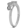 0.16 Ct. Heart Shaped Anniversary Ring Wrap