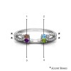 Genuine Birthstone Delicate Bow Style Ring Wrap(0.2 Carat)