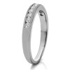 0.25 Carat Eleven Stone Straight Channel Wedding Ring