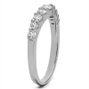 0.5 Carat Double Shared Prong Thin Wedding Band