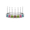 Genuine Birthstone Seven Stone Common Prong Wedding Ring (0.49 Carats)