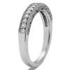 0.15 Carat Vintage Millgrain Filigree Wedding Band