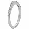 0.25 Ct. Black Delicate Notched Contour Band