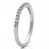0.17 Ct. Delicate Contour Matching Wedding Ring