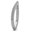 0.25 Ct. Nineteen Round Stone Double Shared Prong Contour Ring