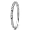 0.48 Carat Double Shared Prong Wedding Band