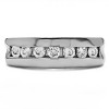 0.25 Ct. 7 Stone Channel Set Men's Wedding Band
