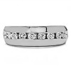 0.23 Ct. Channel set Men's Band with Open Ended Channel