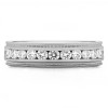 0.27 Ct. Channel Set Men's Wedding Ring Featuring Millgrain Design
