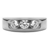 0.33 Ct. Three Stone Channel Set Men's Wedding Band