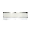 5 Millimeter Wide High Polish Plain Men's Wedding Ring