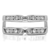 0.51 Ct. Round X Design Channel Set Ring Guard