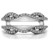 0.32 Ct. Infinity Criss Cross ring guard