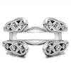 0.24 Ct. Infinity Cathedral Celtic ring guard