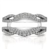 0.57 Ct. Double Infinity Wedding Ring Guard Enhancer